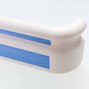 Anti-Bacterial and Anti-Collision 159mm Width PVC Handrail for Hospital